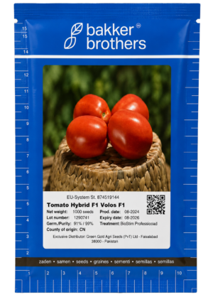 Volos F1 Hybrid Tomato Seeds Packet -Bakker Brothers