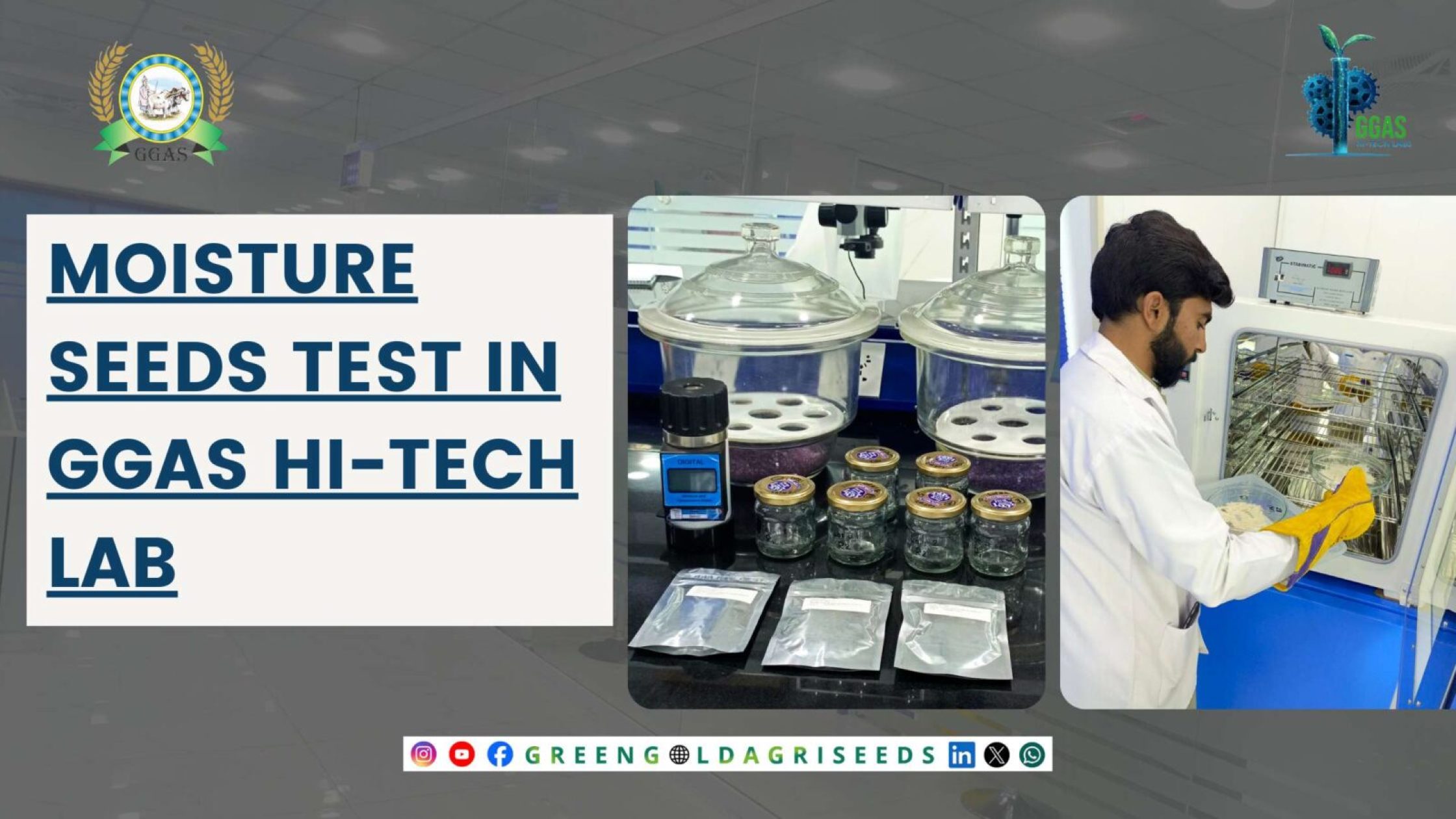 Moisture Seed Test in GGAS HI-Tech Lab (2) Moisture Seed Test in GGAS HI-Tech Lab (2)